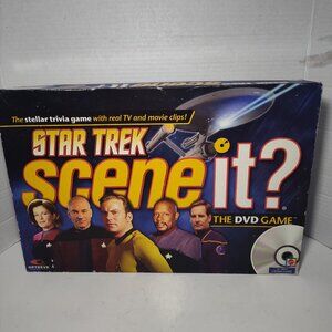 Star Trek Scene It The DVD Game Mattel Trivia Board Game 2008 All Series- Unused